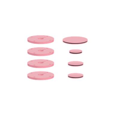 Vogt MRC25.RP - Vogt Mond Accent Pieces For 3/4'' Shower Set With Cross/Crescent Handles Rp