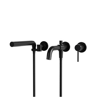 Aquabrass Xpress ABFC62304EBK - 62304 Umix Wall Tub Filler - Trim Only