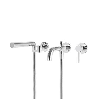 Aquabrass Xpress ABFC62304PC - 62304 Umix Wall Tub Filler - Trim Only