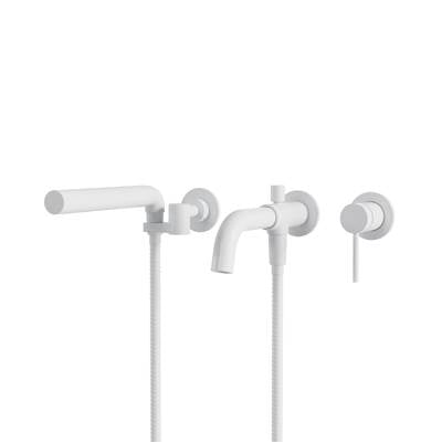 Aquabrass Xpress ABFC62304WH - 62304 Umix Wall Tub Filler - Trim Only