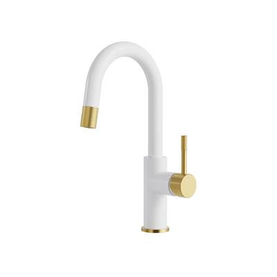 Aquabrass Xpress ABFK6235BWH - 6235B Umix Pull-Down 1 Spray Bar Faucet