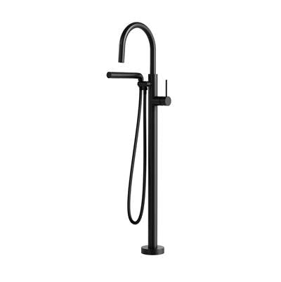 Aquabrass Xpress ABFB62384EBK - 62384 Umix Floor Tub Filler With Handshower