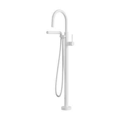 Aquabrass Xpress ABFB62384WH - 62384 Umix Floor Tub Filler With Handshower