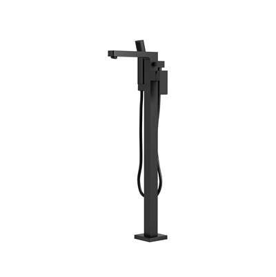 Aquabrass Xpress ABFB86N85EBK - 86N85 Madison Floormount Tub Filler With Handshower
