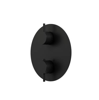 Aquabrass Xpress ABSTXPR9295EBK - Xpr9295 Round Trimset 2-Way Non-Shared -90801 Valve