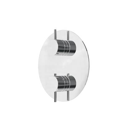 Aquabrass Xpress ABSTXPR9395PC - Xpr9395 Round Trimset 3-Way Non-Shared -90801 Valve