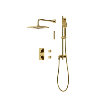 Aquabrass Xpress ABSZXPSK01GSUVD - Xpsk01G Thermo Shower Kit - 2-Way Non Shared