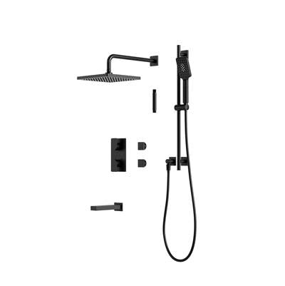 Aquabrass Xpress ABSZXPSK03GEBK - Xpsk03G Thermo Shower Kit 3-Way Non Shared