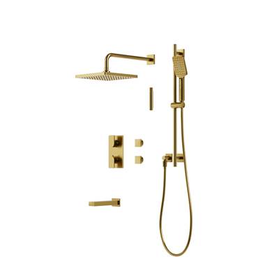 Aquabrass Xpress ABSZXPSK03GSUVD - Xpsk03G Thermo Shower Kit 3-Way Non Shared