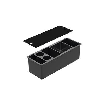 Zomodo PRC620K-BK - 26'' Party Bar Station And Trough Sink With Accessories