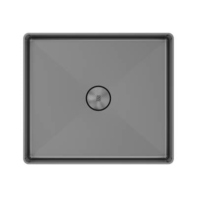 Zomodo VBC4035-BK- Black Pearl 15'' Square Vessel Sink