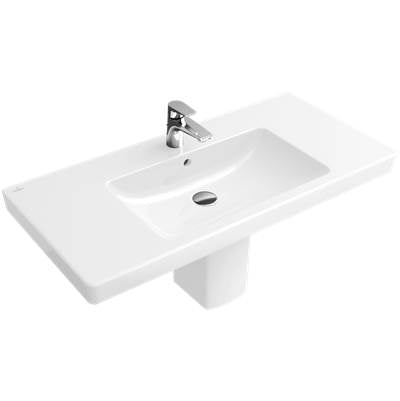Villeroy And Boch 7175U001- Subway Vanity Washbasin 39 3/8'' X 18 1/2'' (1000 X 470 Mm) - FaucetExpress.ca