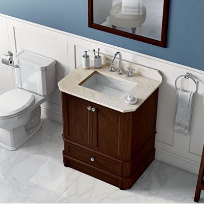 Icera 4125.301.416- Stone Top 30-In Crema Marble