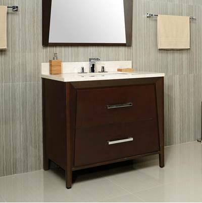 キャビネット Icera 4632.361.416- Stone Top 36-In Crema Marble