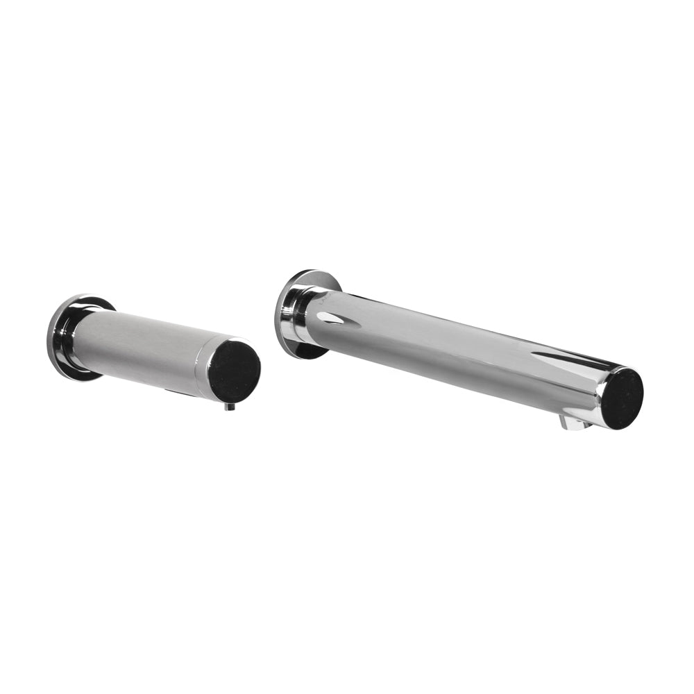 Lacava - Wall-Mount Single-Hole Electronic Soap Dispenser. Spout: 4 3/4", Diam: 1 3/4".