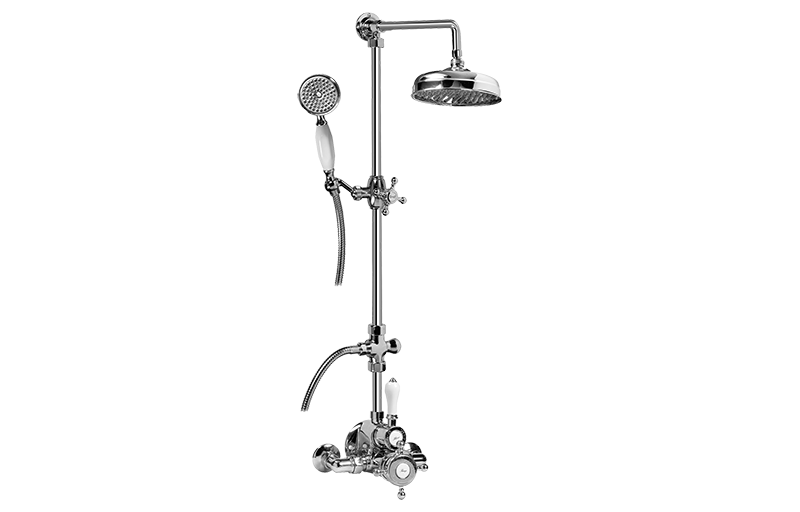 Graff CD2.01-C2S-AU - Exposed Thermostatic Shower System W/Handshower (Rough And Trim)