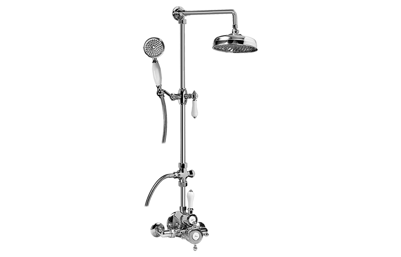 Graff CD2.02-LC1S-AU - Exposed Thermostatic Shower System W/Handshower (Rough And Trim)