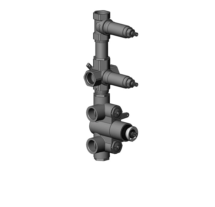 Ca'bano CAOM013- Thermostatic rough-in with 2 flow controls - FaucetExpress.ca