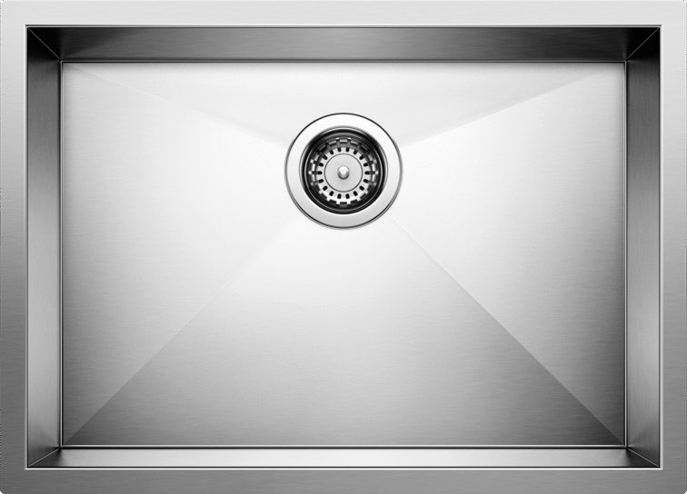 Blanco 402149- QUATRUS U 1 Medium ADA/CSA Undermount Sink, Stainless Steel - FaucetExpress.ca
