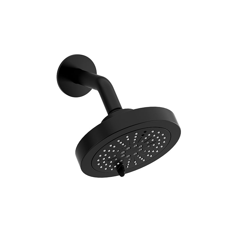 Riobel 366BK- 2-jet shower head with arm | FaucetExpress.ca