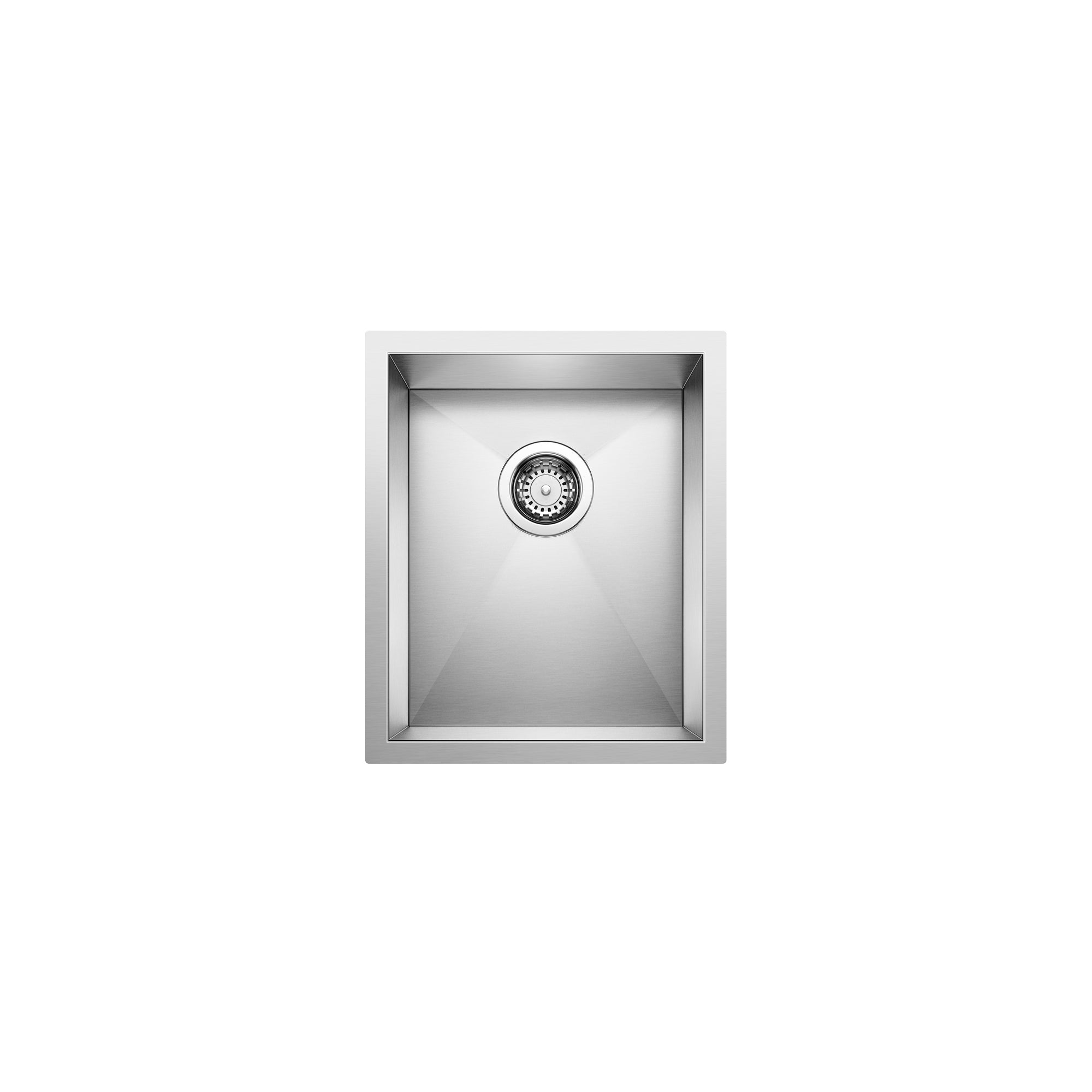Blanco 400396- PRECISION U ¾ Bar and Prep Sink, STEELART® Stainless Steel - FaucetExpress.ca