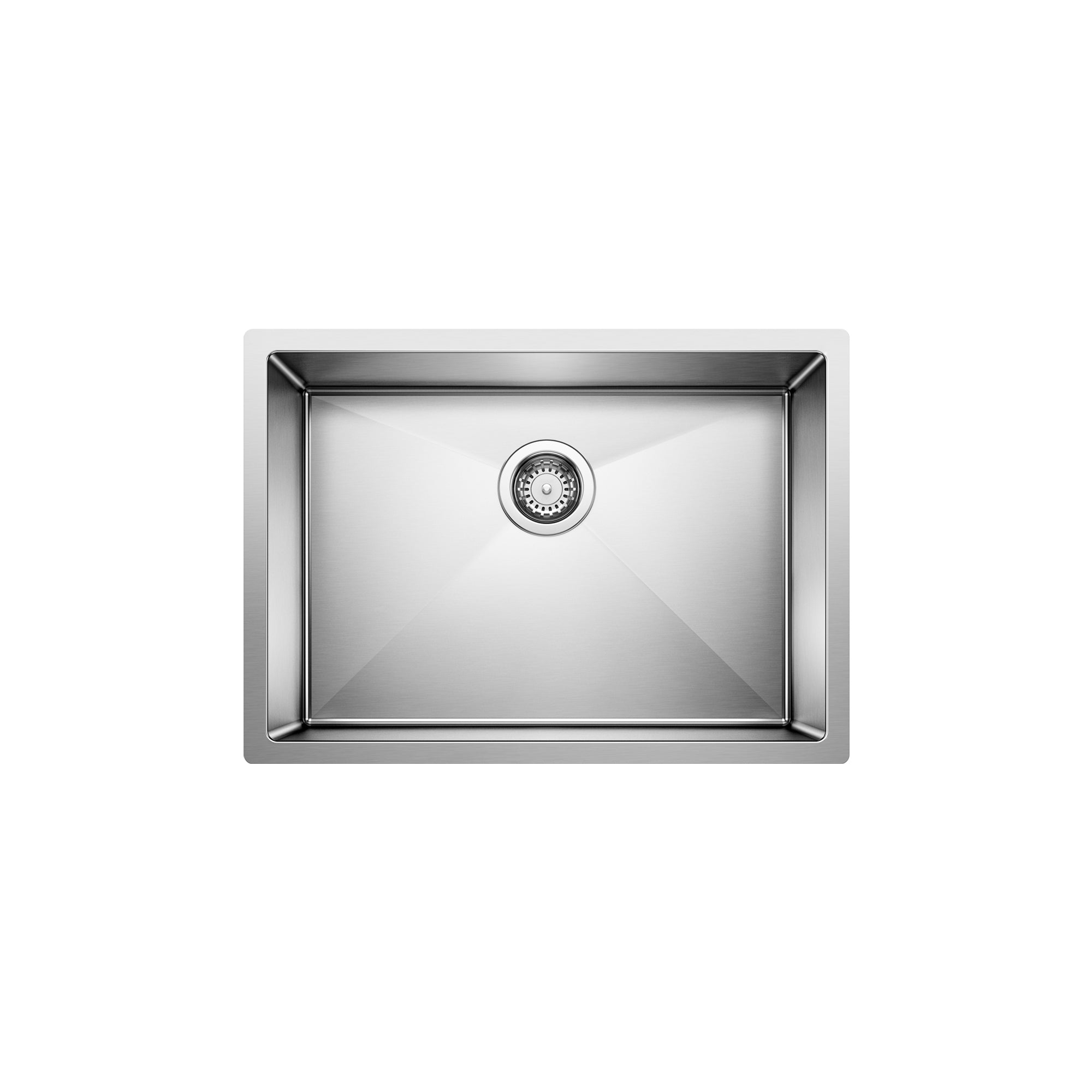 Blanco 400468- RADIUS 10 U Large Single Bowl, STEELART® Stainless Steel - FaucetExpress.ca