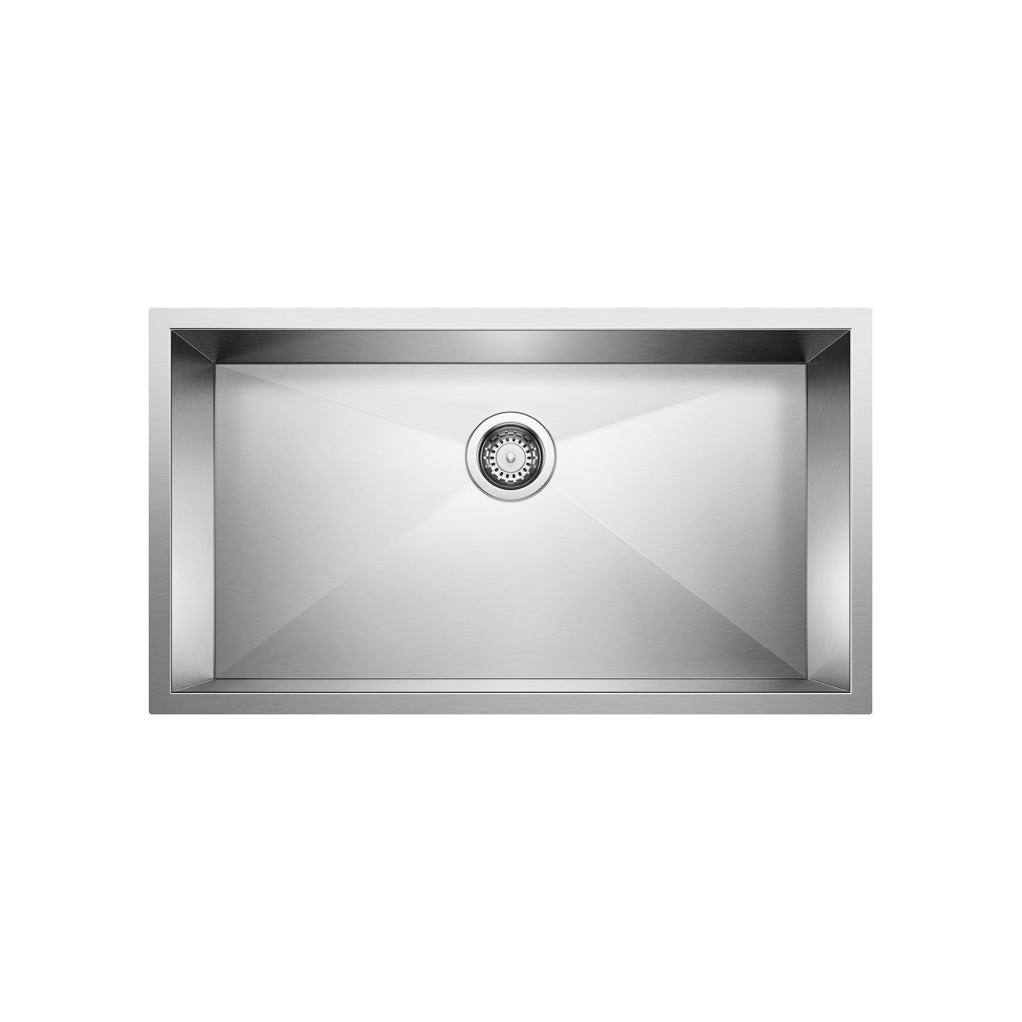 Blanco 400472- PRECISION U Super Single, STEELART® Stainless Steel - FaucetExpress.ca