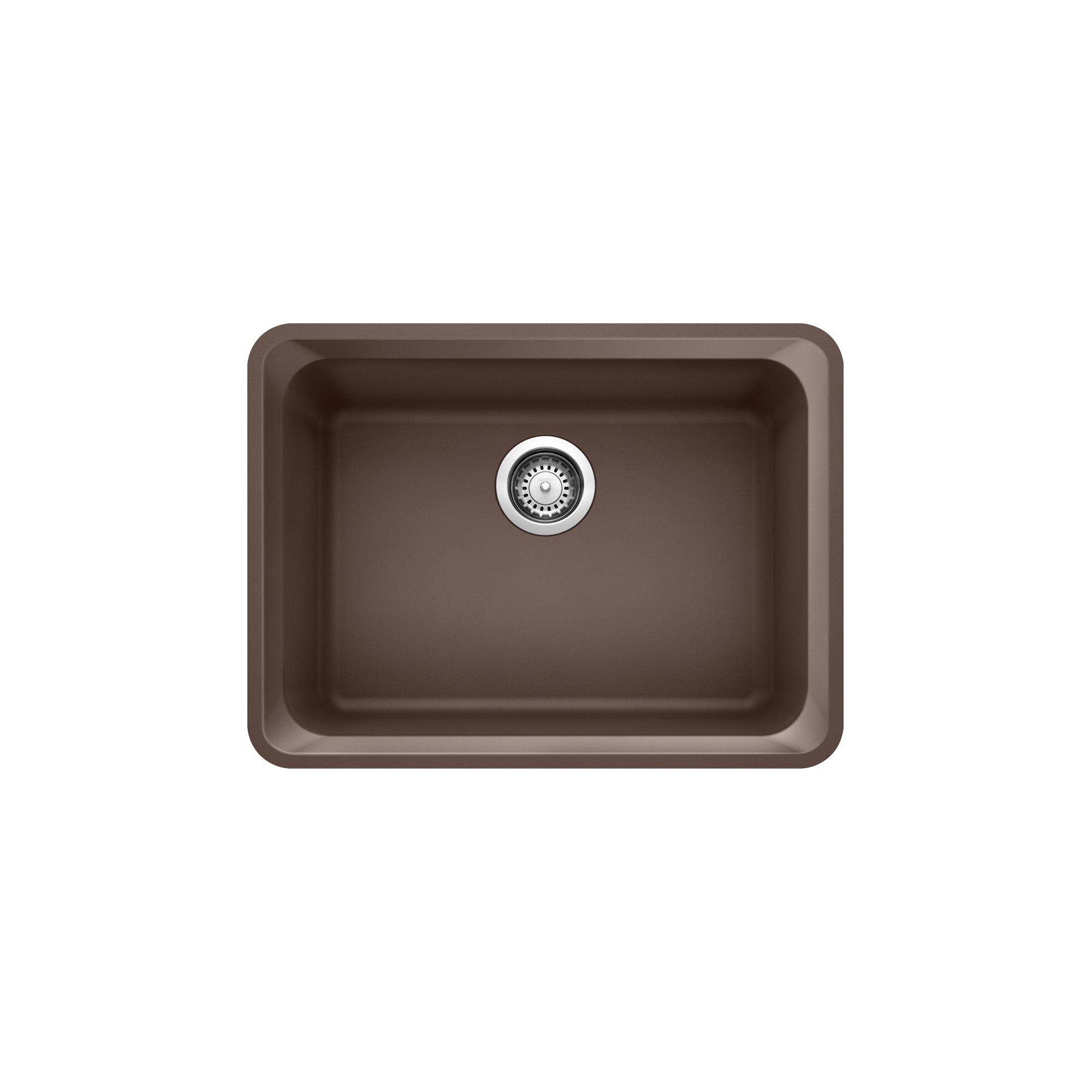 Blanco 400494- VISION U 1 Undermount Kitchen Sink, SILGRANIT®, Café - FaucetExpress.ca