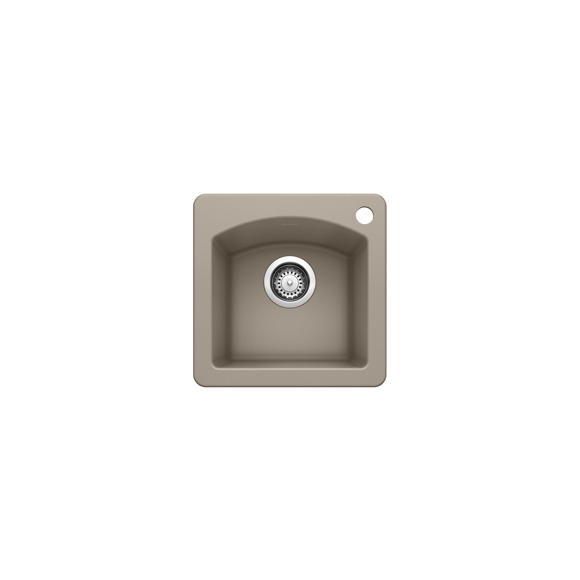 Blanco 401151- DIAMOND Mini Drop-in Bar/Prep Sink, SILGRANIT®, Truffle - FaucetExpress.ca