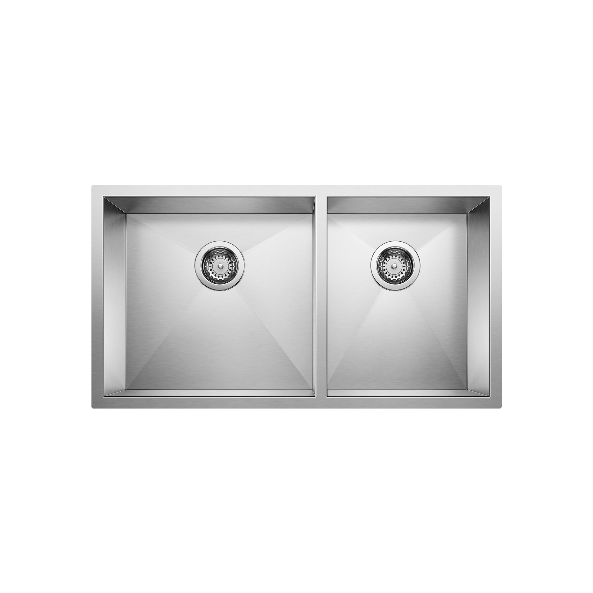 Blanco 401244- QUATRUS U 1 ¾ Undermount Kitchen Sink, Stainless Steel - FaucetExpress.ca
