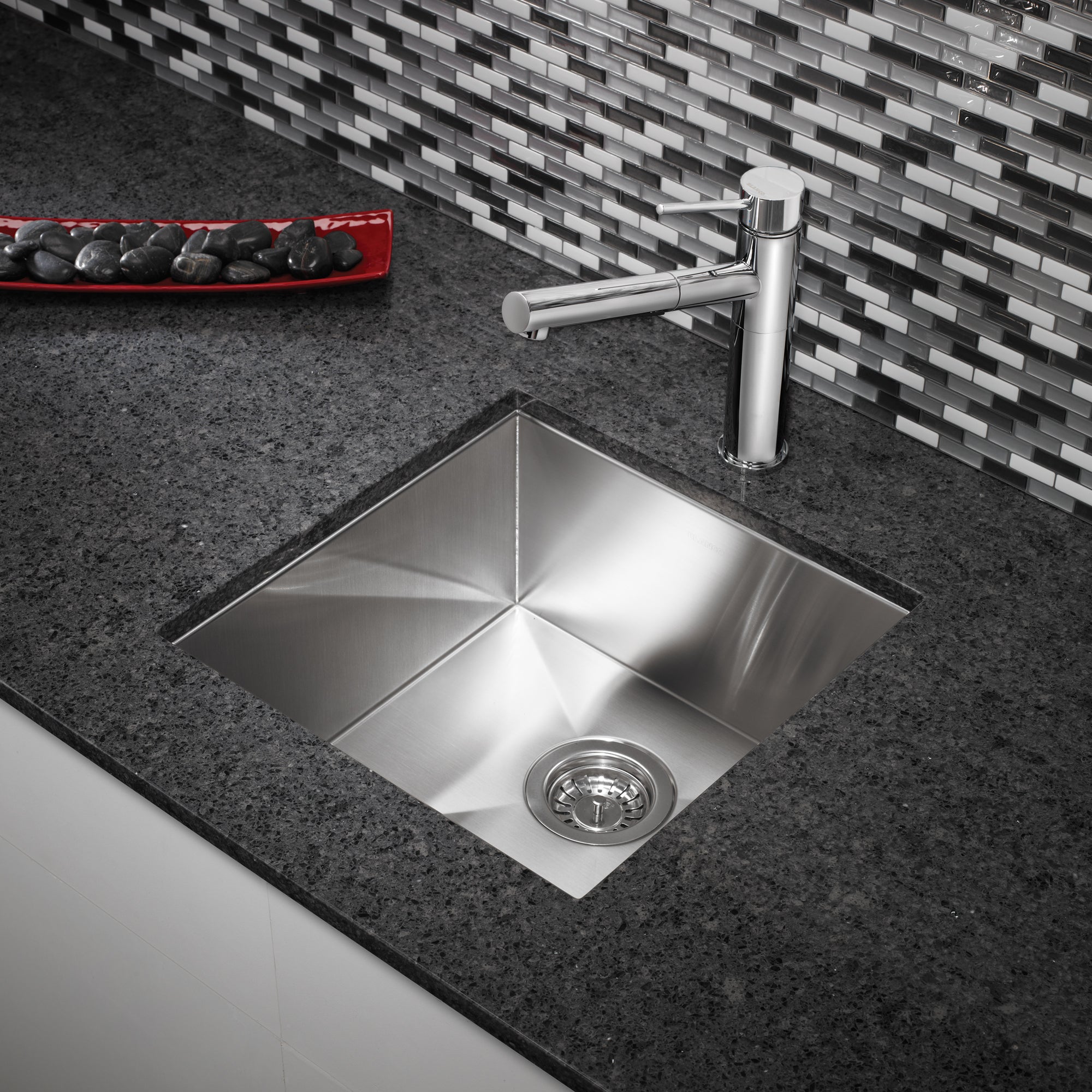 Blanco 401245- QUATRUS U Bar and Prep Sink, Undermount, Stainless Steel - FaucetExpress.ca