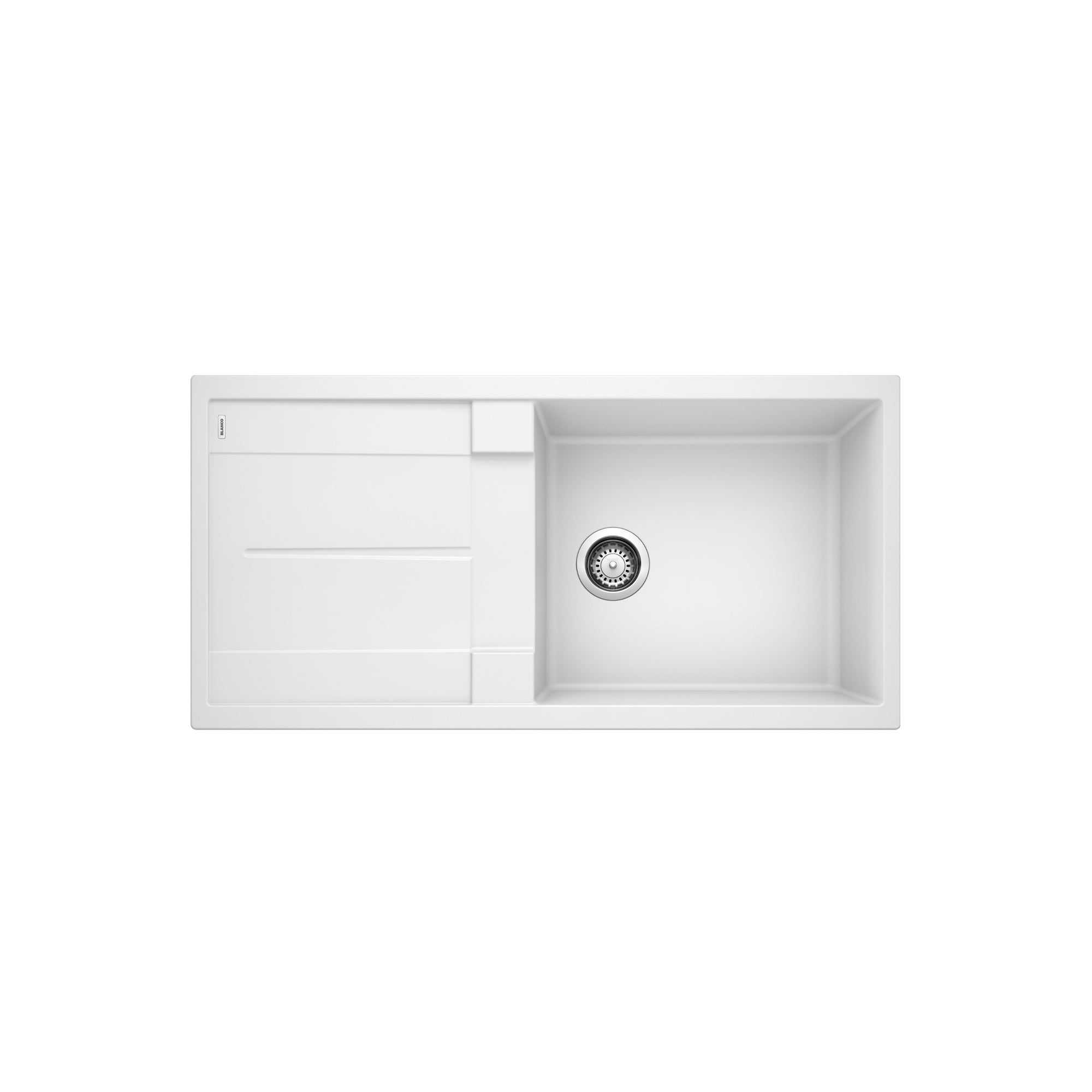Blanco 401335- METRA X Drop-in Kitchen Sink, SILGRANIT®, White - FaucetExpress.ca