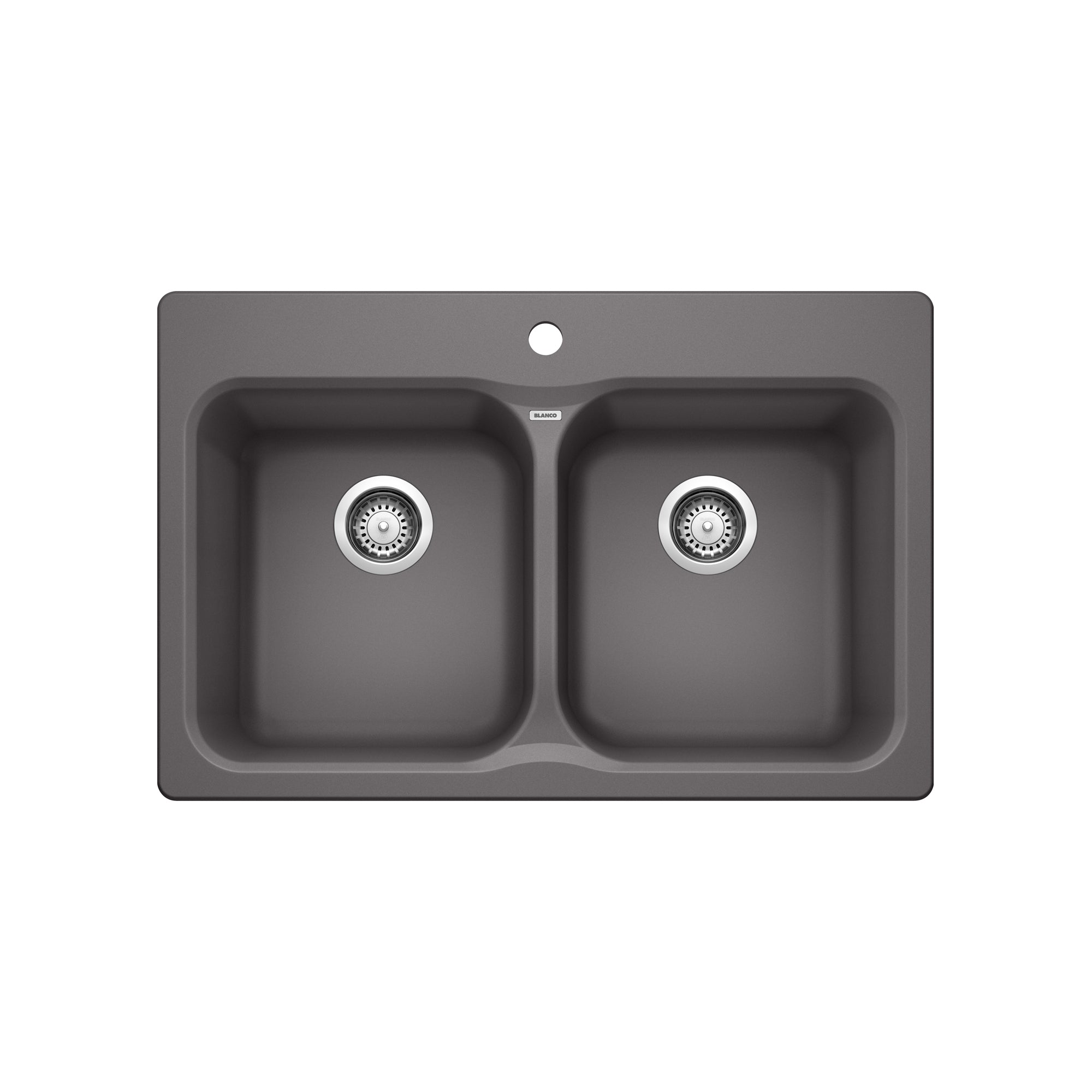 Blanco 401399- VISION 210 Drop-in Kitchen Sink, SILGRANIT®, Cinder - FaucetExpress.ca