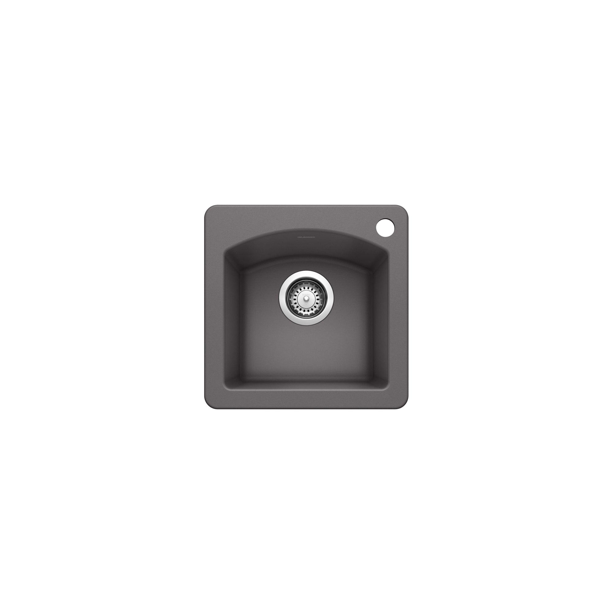 Blanco 401405- DIAMOND Mini Drop-in Bar/Prep Sink, SILGRANIT®, Cinder - FaucetExpress.ca