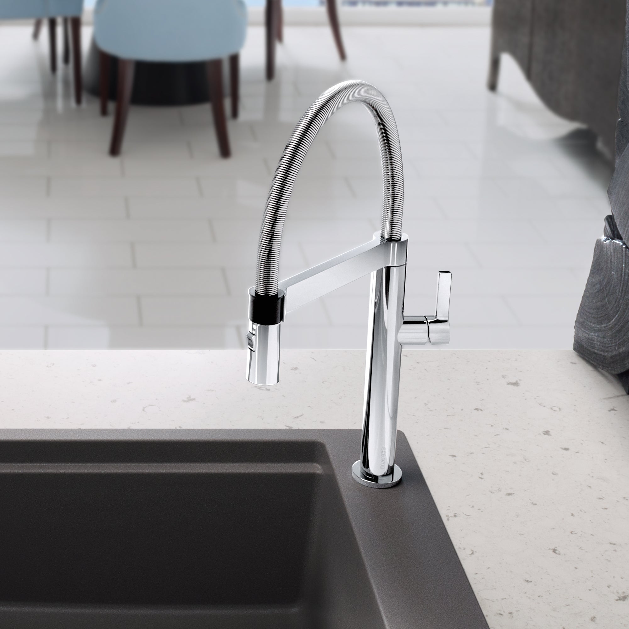 Blanco 401567- BLANCOCULINA Mini Pull-Down Kitchen Faucet, Chrome - FaucetExpress.ca