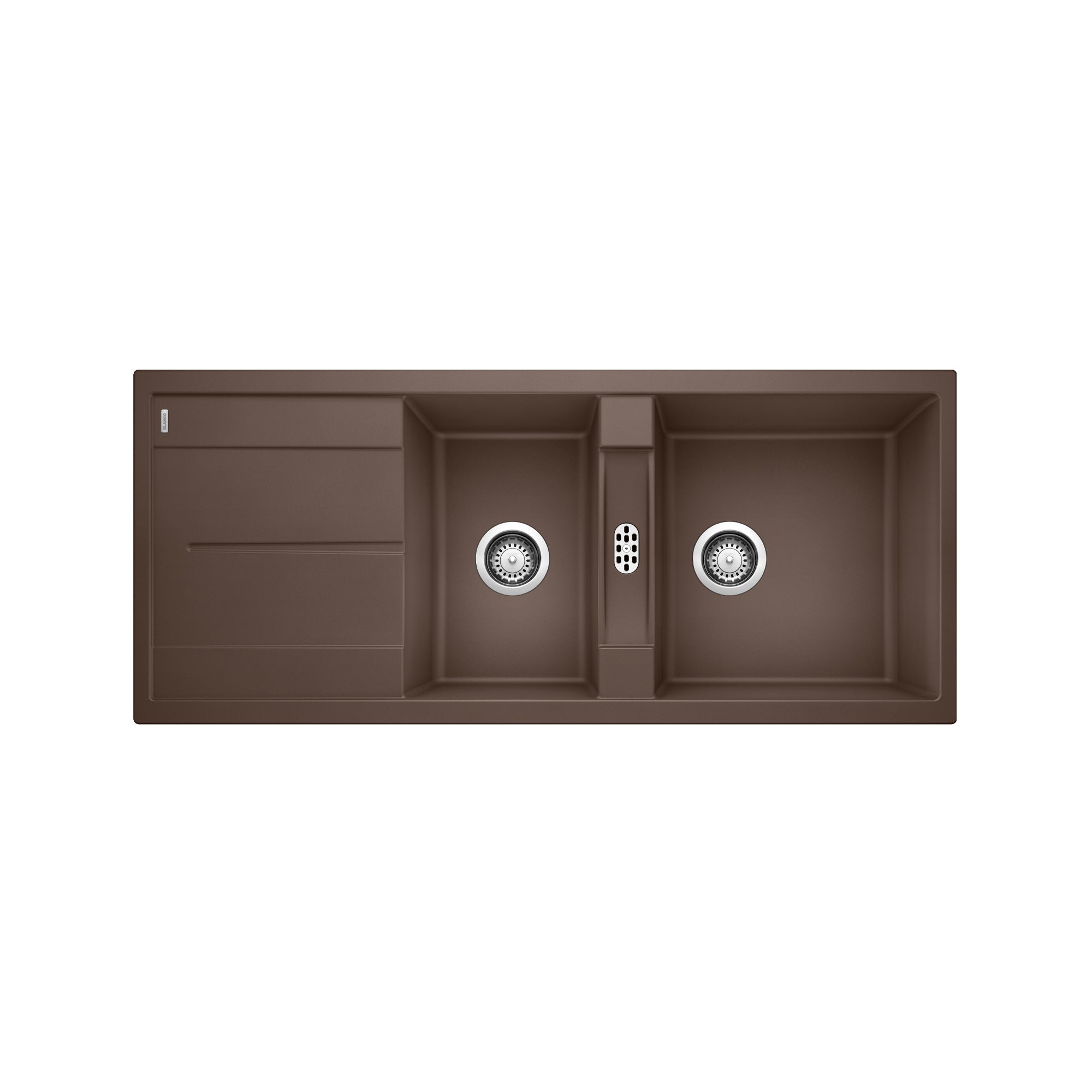 Blanco 401639- Metra 8 S, Double Bowl Drop-in Sink, Silgranit Café - FaucetExpress.ca