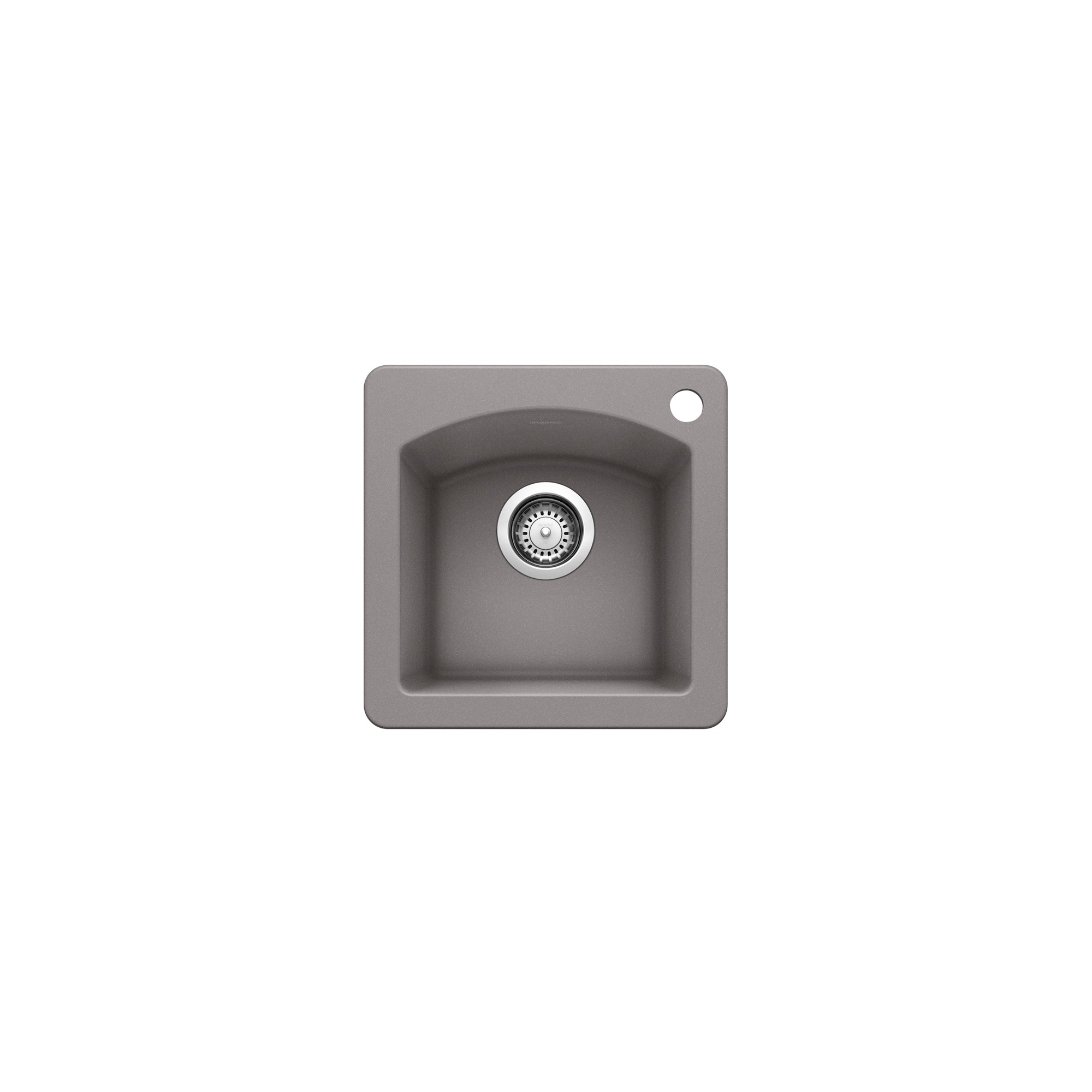 Blanco 401663- DIAMOND Mini Bar/Prep Sink, SILGRANIT, Metallic Gray - FaucetExpress.ca