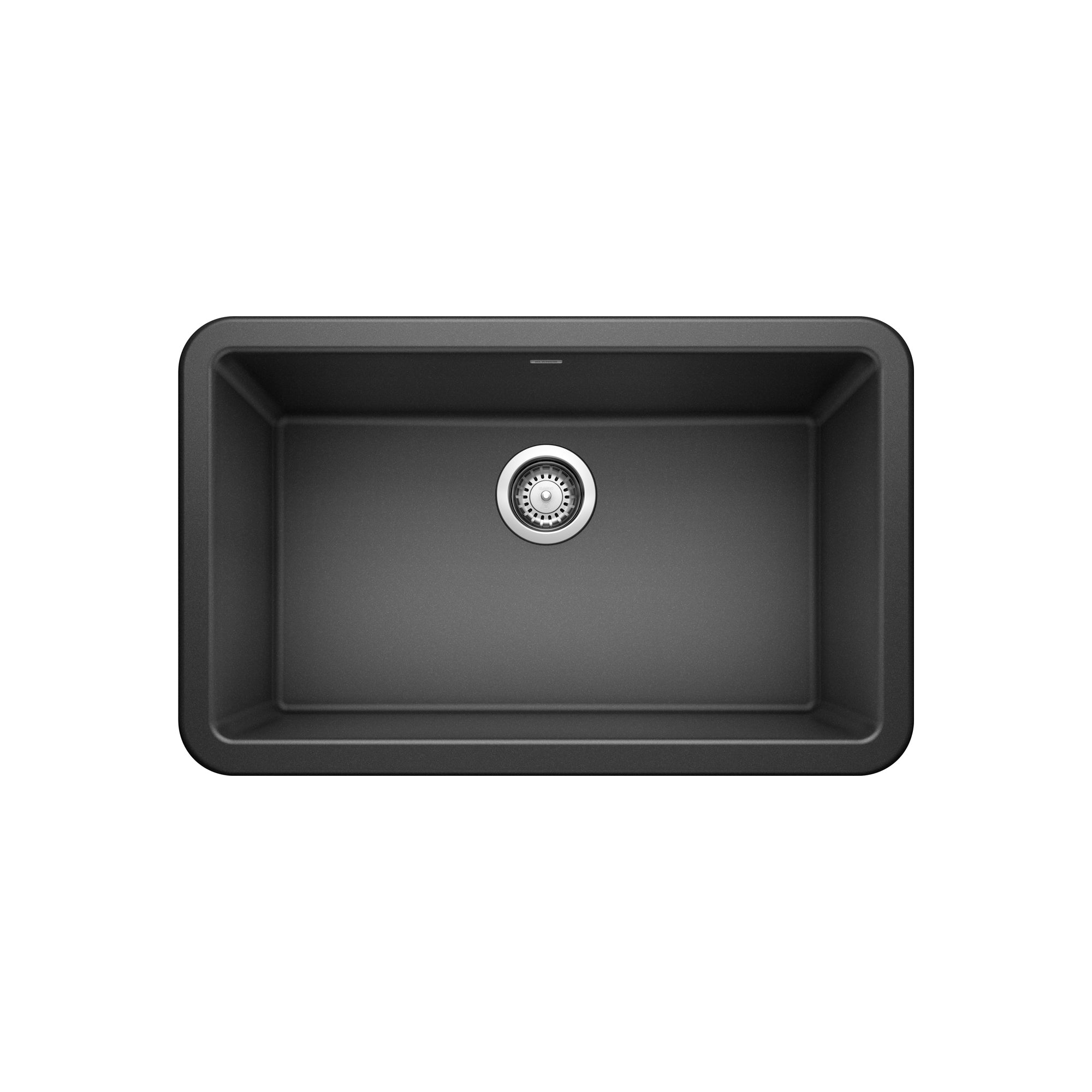 Blanco 401831- IKON 30 Farmhouse Kitchen Sink, SILGRANIT®, Anthracite - FaucetExpress.ca