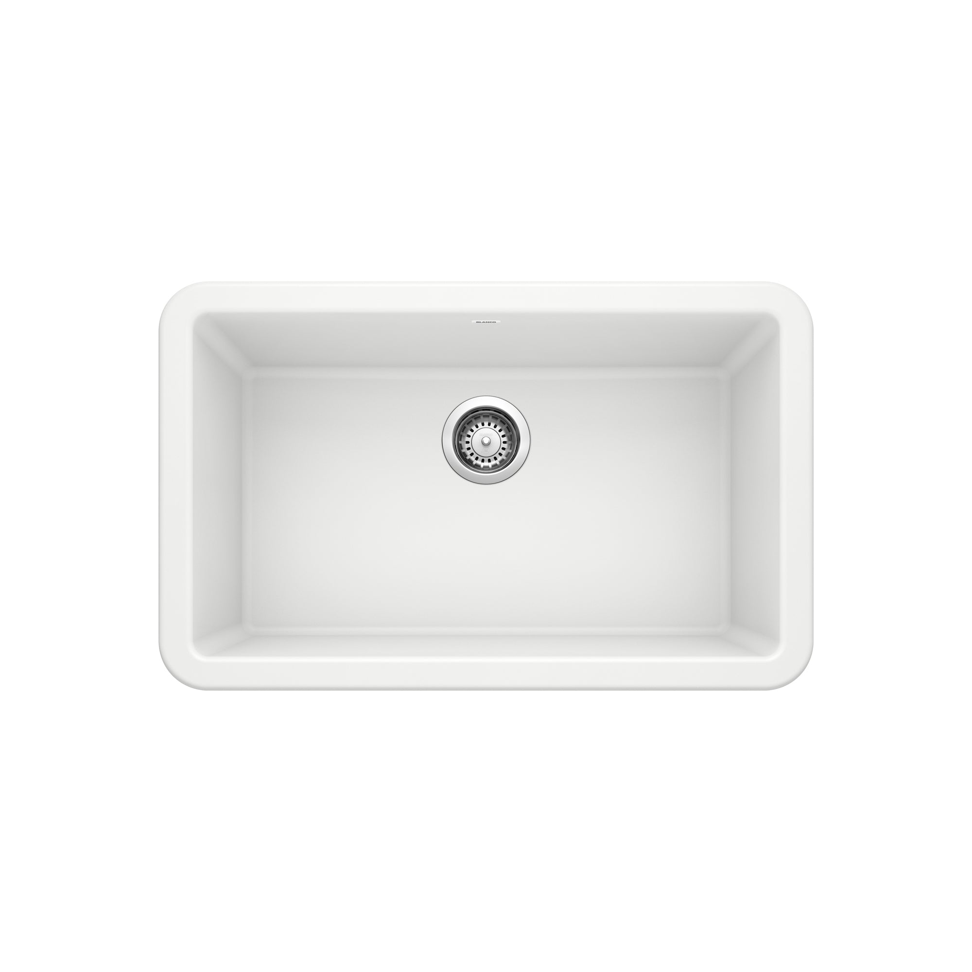 Blanco 401833- IKON 30 Farmhouse Kitchen Sink, SILGRANIT®, White - FaucetExpress.ca