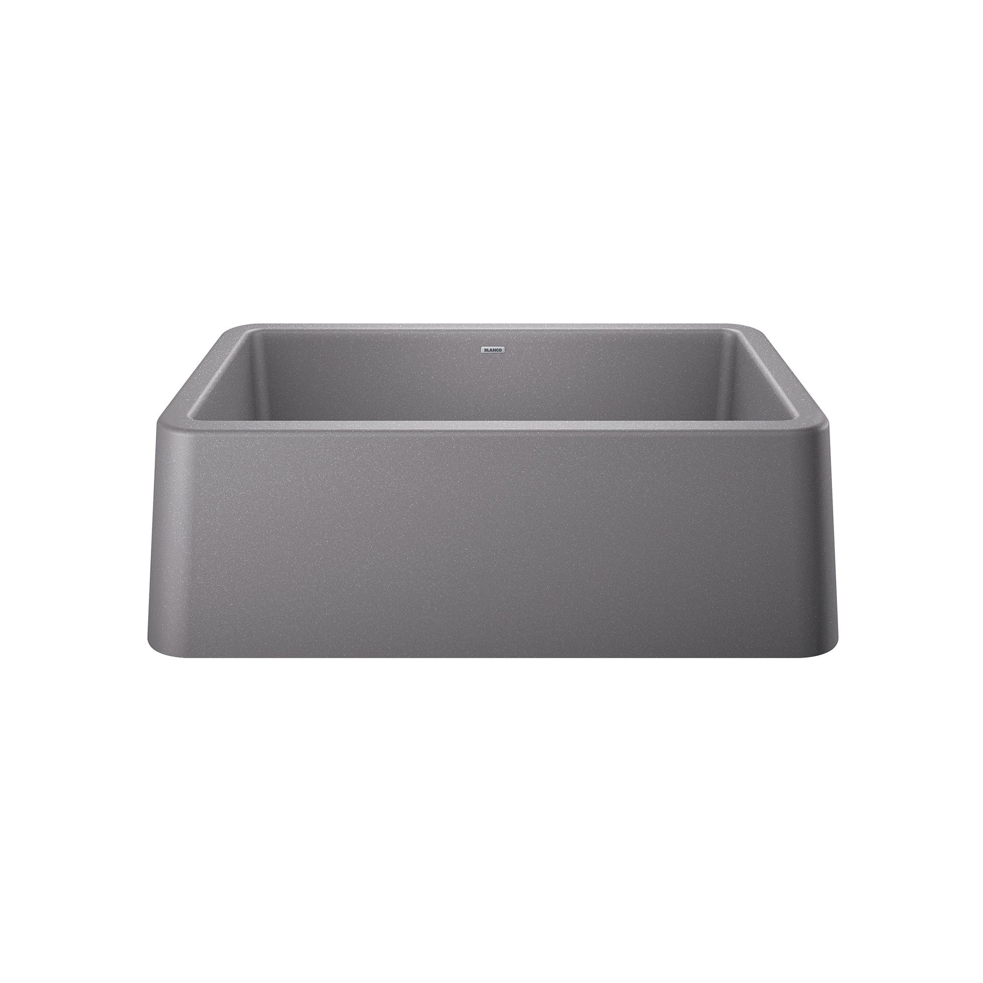 Blanco 401865- IKON 30 Farmhouse Kitchen Sink, SILGRANIT®, Metallic Gray - FaucetExpress.ca