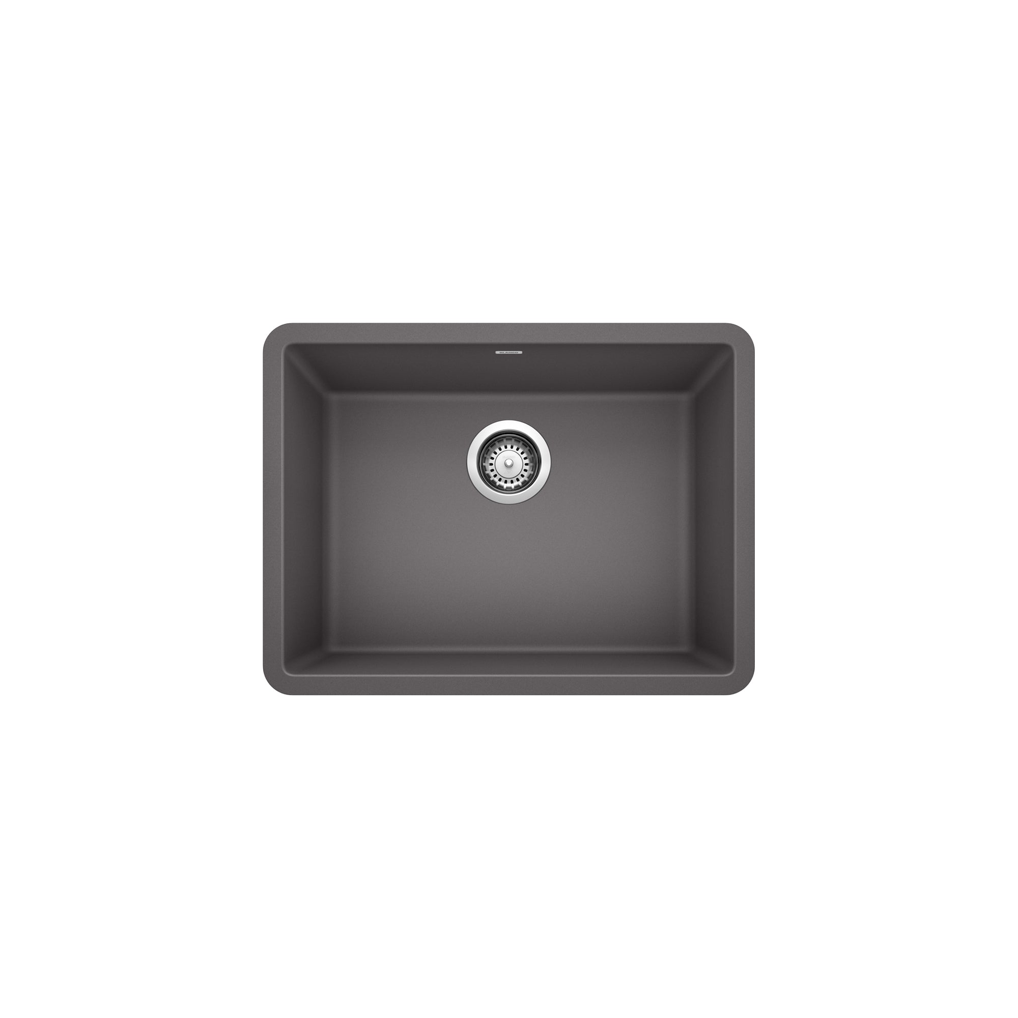 Blanco 401882- PRECIS U Single 24 Undermount Sink, SILGRANIT®, Cinder - FaucetExpress.ca