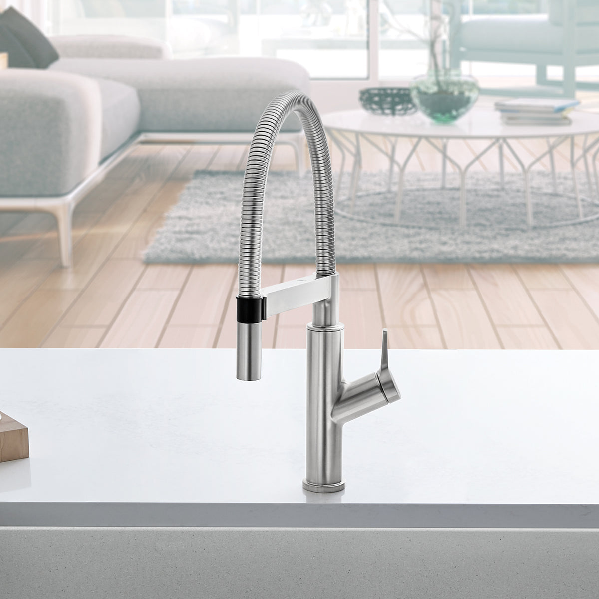 Blanco 401993- SOLENTA SENSO Hands-Free Sensor Faucet, Stainless Finish - FaucetExpress.ca