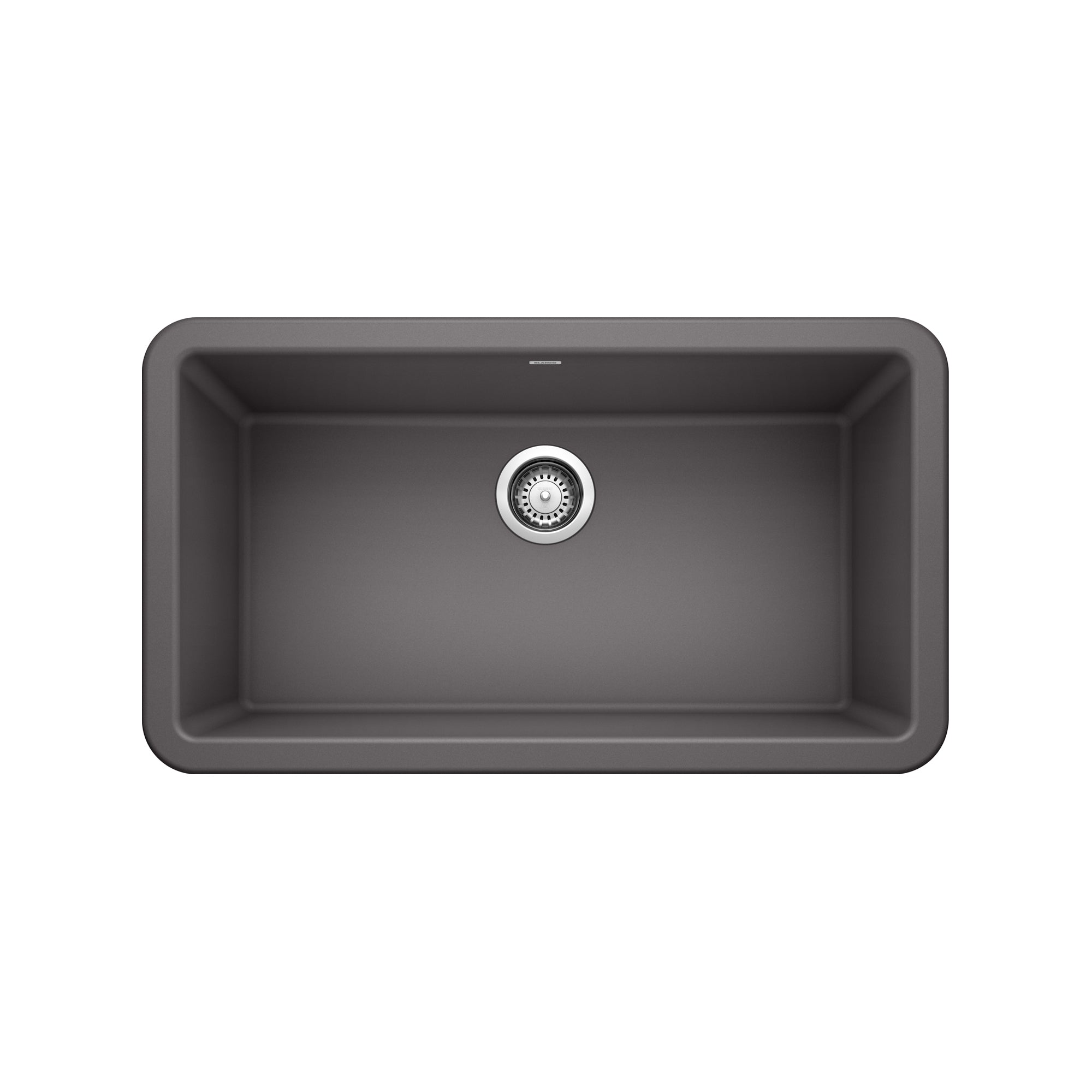 Blanco 402128- IKON 33 Farmhouse Kitchen Sink, SILGRANIT, Cinder - FaucetExpress.ca