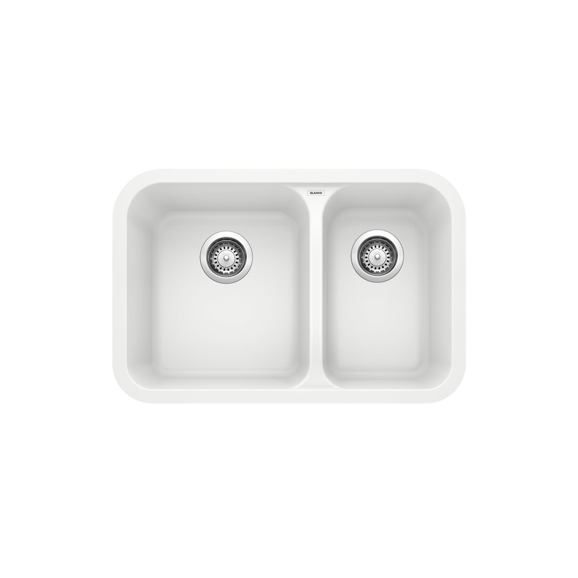 Blanco 402146- VISION U 1 Undermount Kitchen Sink, SILGRANIT, White - FaucetExpress.ca