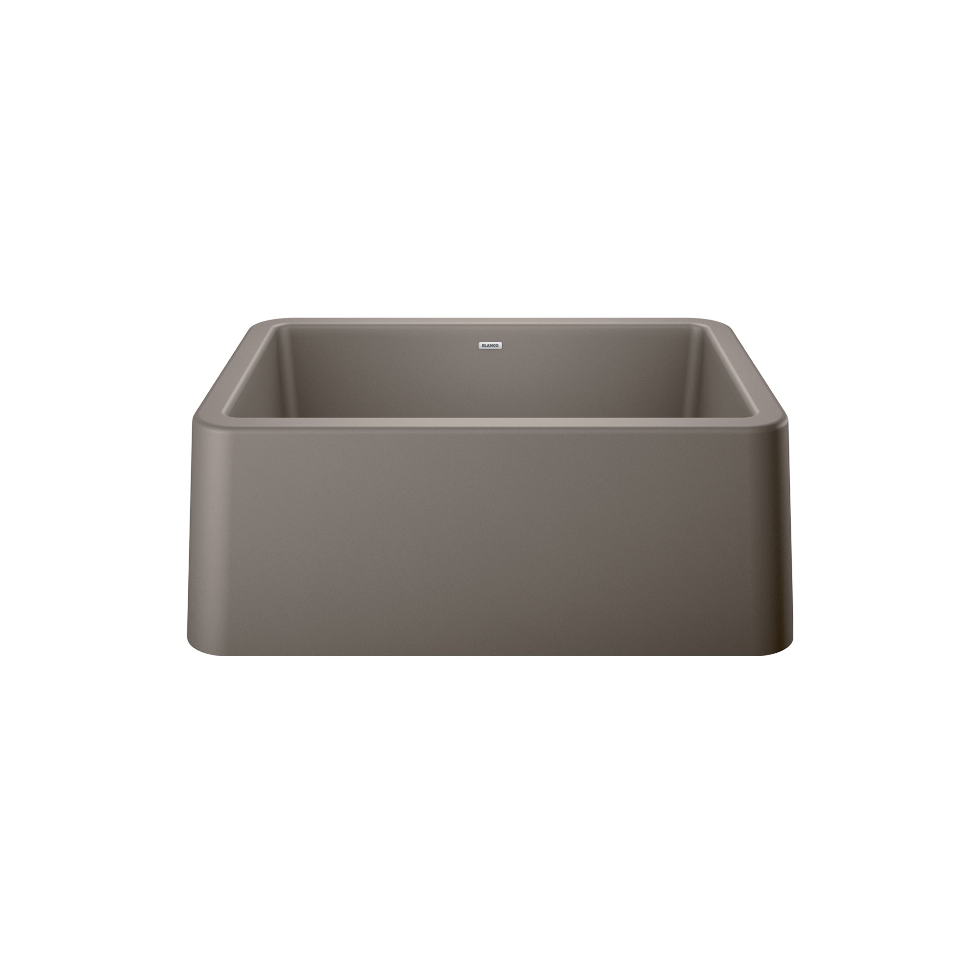 Blanco 402238- Ikon 27, Single Bowl Farmhouse Sink, Silgranit Truffle - FaucetExpress.ca