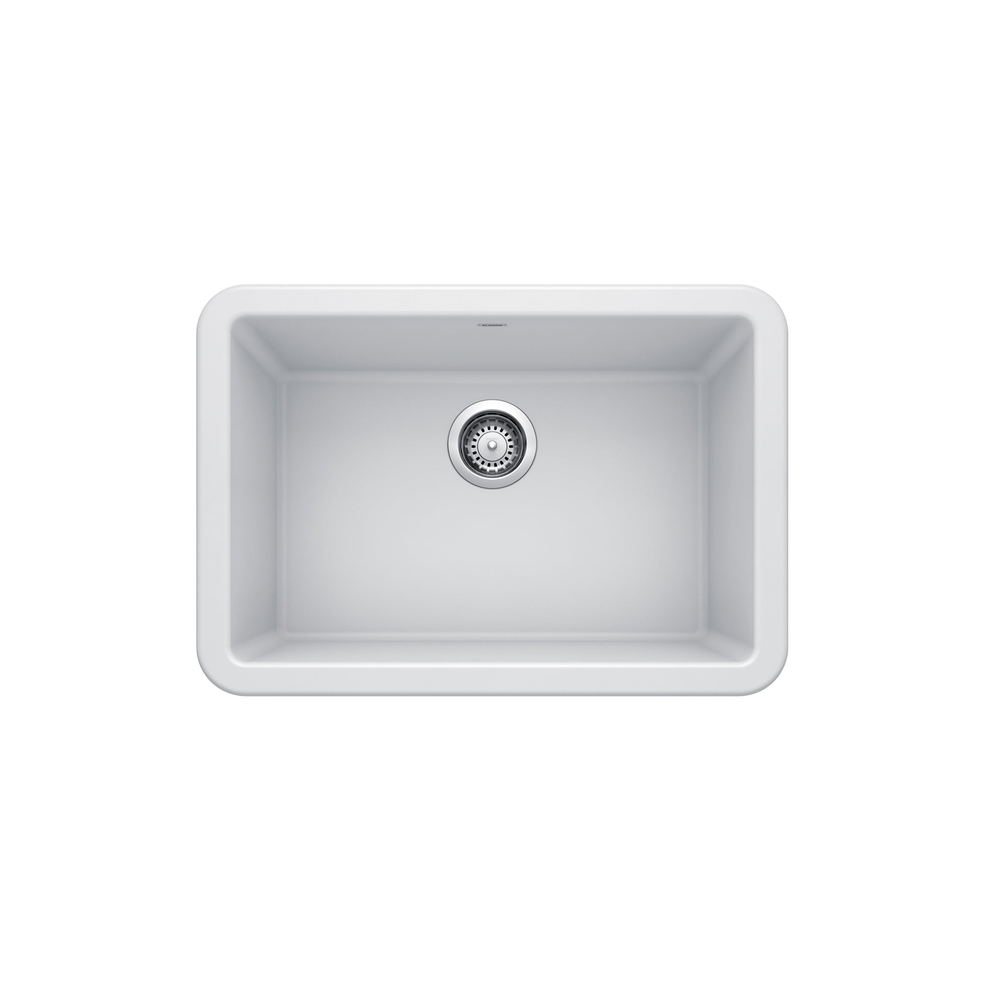 Blanco 402239- Ikon 27, Single Bowl Farmhouse Sink, Silgranit White - FaucetExpress.ca