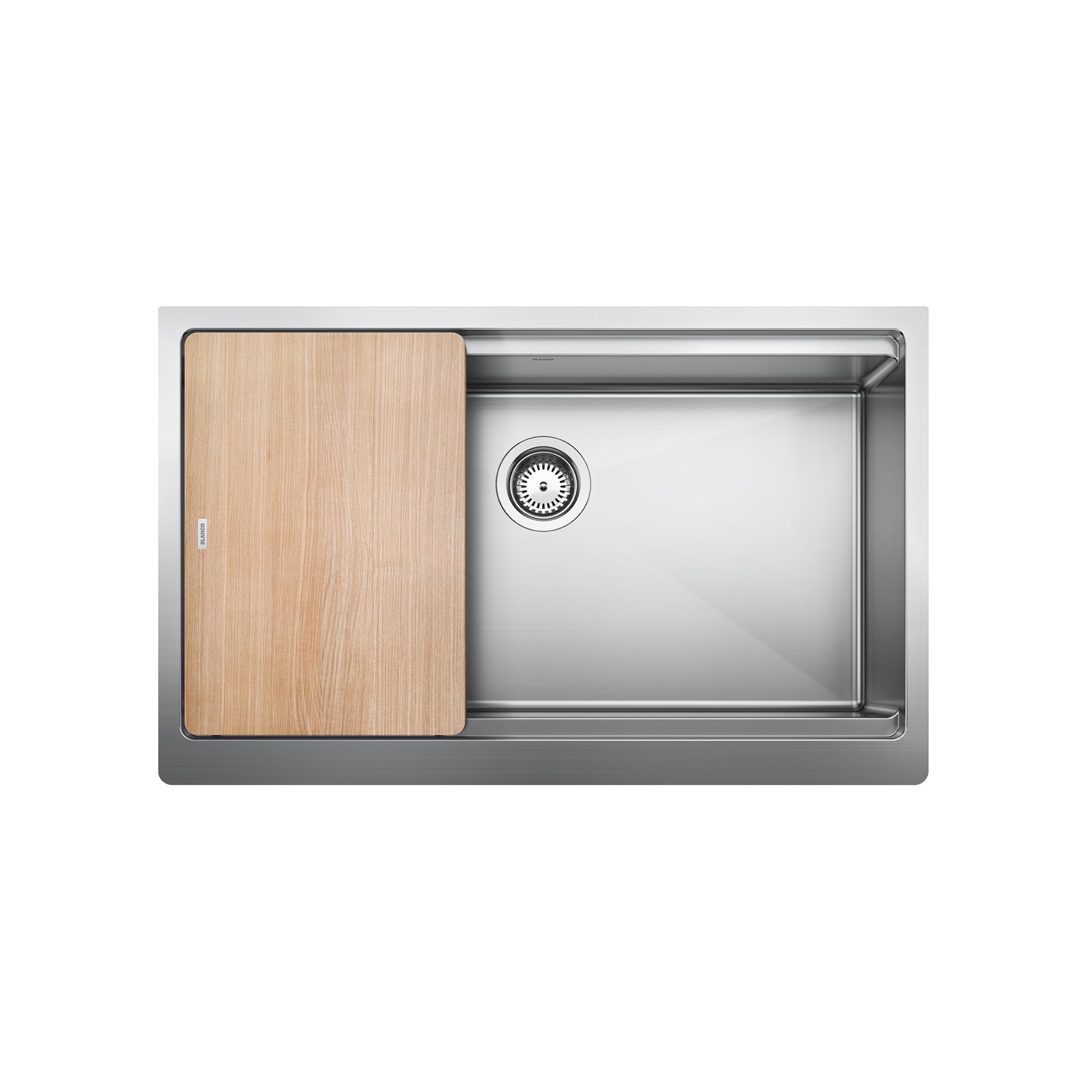 Blanco 402254- Quatrus R15 Ergon S. Single, Farmhouse Sink, Stainless Steel - FaucetExpress.ca