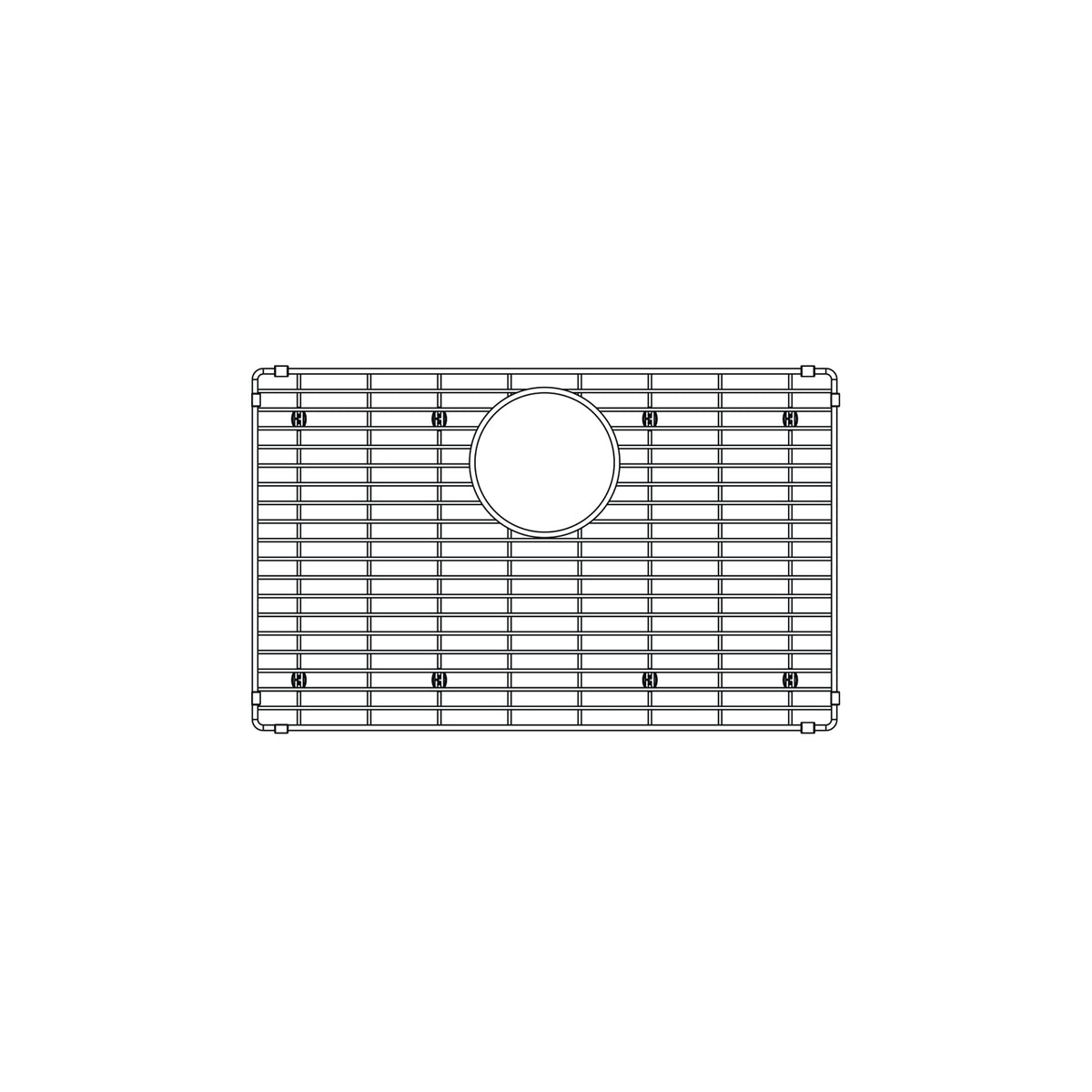 Blanco 402308- IKON Sink Grid, Stainless Steel - FaucetExpress.ca
