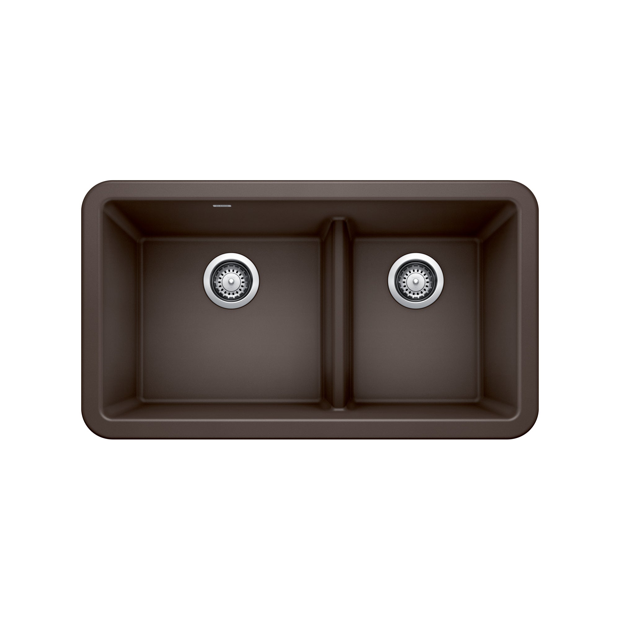 Blanco 402333- Ikon 33 1 ¾ LD, Double Bowl Farmhouse Sink, Silgranit Cafe - FaucetExpress.ca