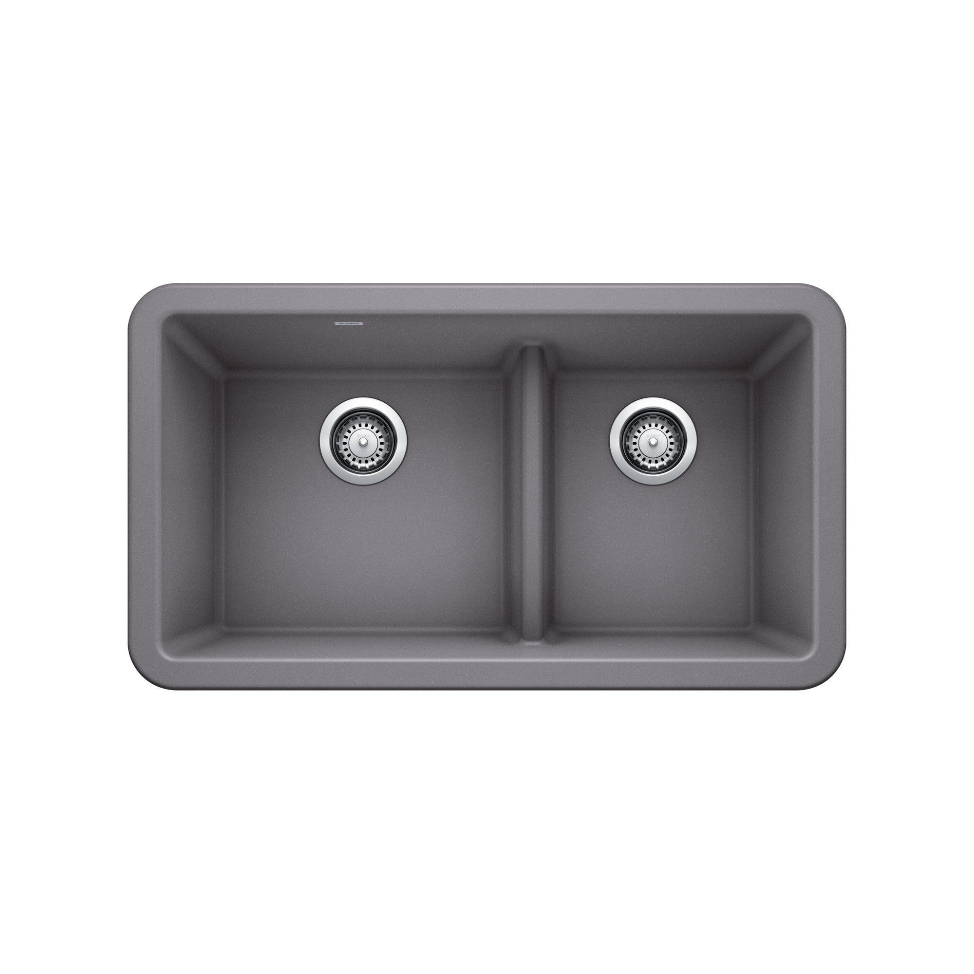 Blanco 402335- Ikon 33 1 ¾ LD, Farmhouse Sink, Silgranit Metallic Gray - FaucetExpress.ca